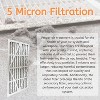 Nispira 5-Micron 1044 Outer Air Filter Replacement Compatible with WEN 1044 and 1270 CFM Air Filtration Systems Part 3415AF5, 2 Packs - 3 of 4