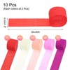 Unique Bargains Fine Texture Soft to the Touch Not Easy to Fade Crepe Paper Streamers - 2 of 4
