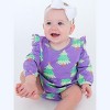 RuffleButts Baby Toddler Girls Long Sleeve Flutter Bubble Romper - 3 of 4