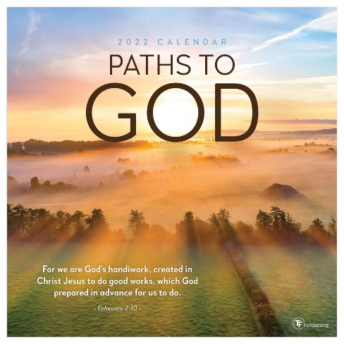 2022 Wall Calendar Paths To God- The Time Factory : Target