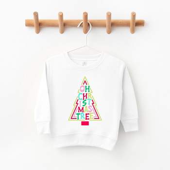 The Juniper Shop Oh Christmas Tree Colorful Toddler Graphic Sweatshirt