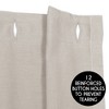 Sweet Jojo Designs Shower Curtain 72in.x72in. Botanical Leaf Linen Beige Off White - 4 of 4