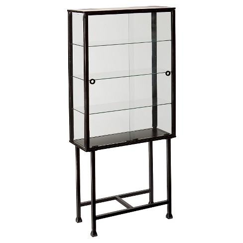 Target glass deals cabinet