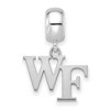 Black Bow Jewelry Sterling Silver Wake Forest Demon Deacons NCAA Bead Charm - 2 of 4