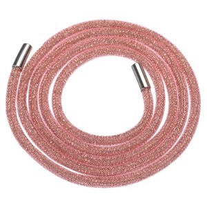 Unique Bargains Round Bling Rhinestone Tube Rope for Sneakers Sweaters - 1 of 4