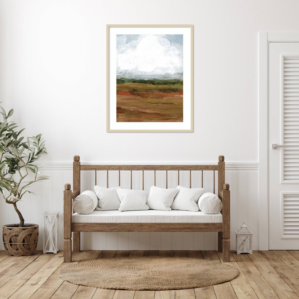 Photos - Other Decoration Amanti Art 33"x41" Kentucky Hillside II by Haley Knighten Wood Framed Wall Art Print