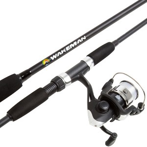 Leisure Sports Kids' Fishing Rod and Reel Combo - Black - 1 of 4