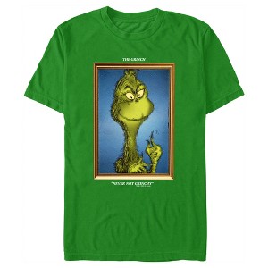 Men's Dr. Seuss Framed Grinch Painting T-Shirt - 1 of 4