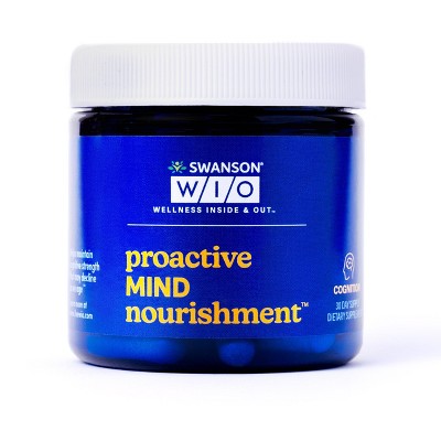Swanson W/I/O proactive MIND nourishment - 30 veggie caps.