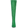 Allegra K Women's Glitter Pointed Toe Stiletto Heel Over the Knee High Boots - 3 of 4