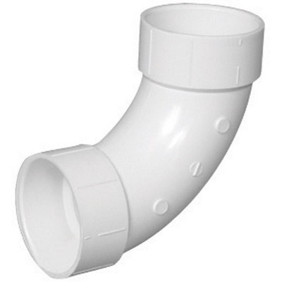 charlotte pipe schedule 40 4 in. hub x 4 in. d hub pvc long sweep elbow