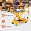 Hydraulic Lift Table Cart, 500Lbs Capacity, No-Slip Pad, Manual Single Scissor Lift Table, for Material Handling and Transportation - 4 of 4