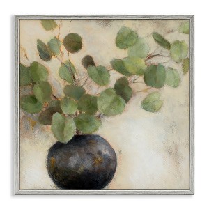Stupell Industries Green Potted Eucalyptus Leaves, 24" x 24" - 1 of 4