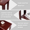 Costway Chair Side Table Coffee Sofa Wooden End Shelf Living Room Furniture Espresso - 3 of 4