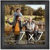 PosterPalooza | 7x7 Wide Barnwood Picture Frame, UV Acrylic, 6 Finishes - Grey, Brown, White, and Black - 2 of 4