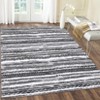 Washable Vintage Printed Rug Non Slip Low Pile Rug Soft Throw Floor Cover Foldable Indoor Carpet for Living Room Bedroom Playroom - 2 of 4