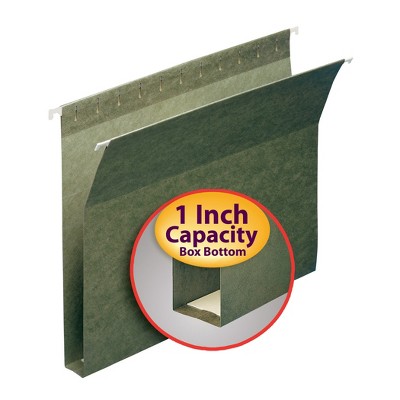 Smead Hanging Box Bottom File Folder, 1" Expansion, Letter Size,  25 per Box (64239)