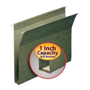 Smead Hanging Box Bottom File Folder, 1" Expansion, Letter Size,  25 per Box (64239) - 1 of 4