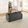 NicBex 73 Inch Loveseat,Modern Corduroy Loveseat Sofa Chair with Storage,Upholstered Deep Seat Couch for Living Room - 4 of 4