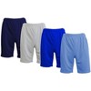JumpStart Men's 4-Pack Moisture Wicking Performance Active Mesh Shorts - 2 of 4
