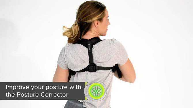 Gaiam Restore Posture Corrector Back Stretcher - Black, 2 of 8, play video