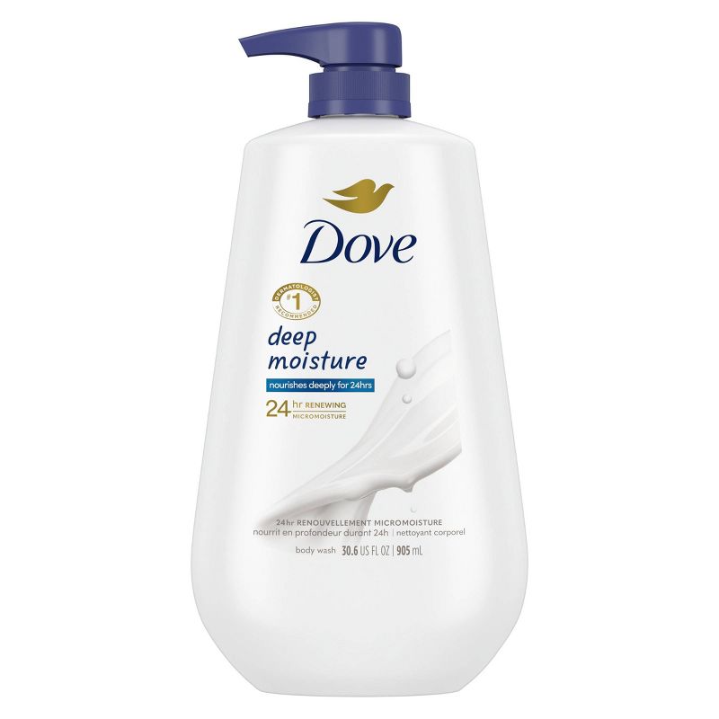 Dove Beauty Deep Moisture Nourishes the Driest Skin Body Wash Pump - 30.6 fl oz, 3 of 14