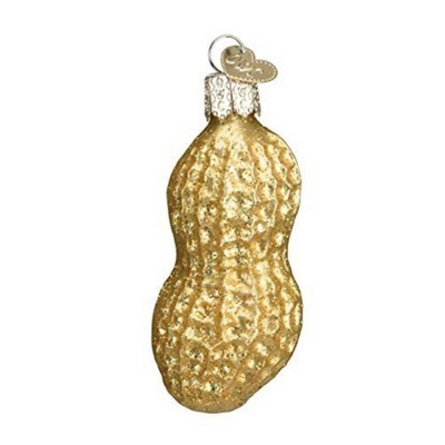 Old World Christmas Peanut Glass Blown Ornament – Funny Food Gift For Tree