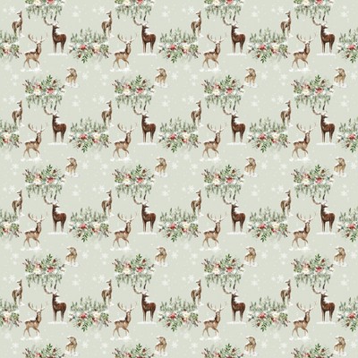 Waterleaf Paper Co. 100% Biodegradable, Compostable and Dissolvable Christmas Wrapping Paper, Wintertide Deers, 18" W x 47" L (approx 6 sq-ft)