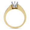Pompeii3 1/2ct Diamond Semi Mount Engagement Ring Setting Gold - 3 of 4