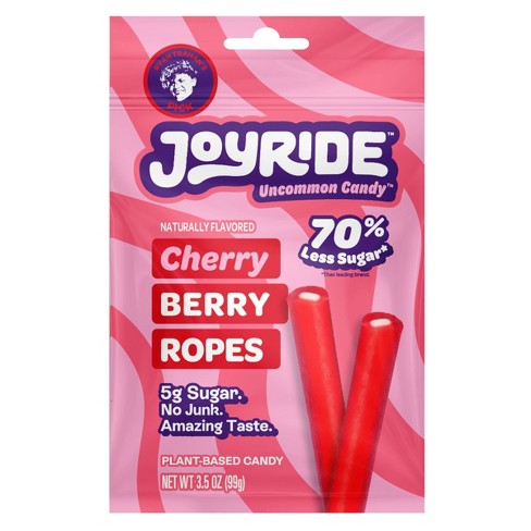 Joyride Sweets Chewy Cherry Filled Candy Ropes - 3.5oz : Target