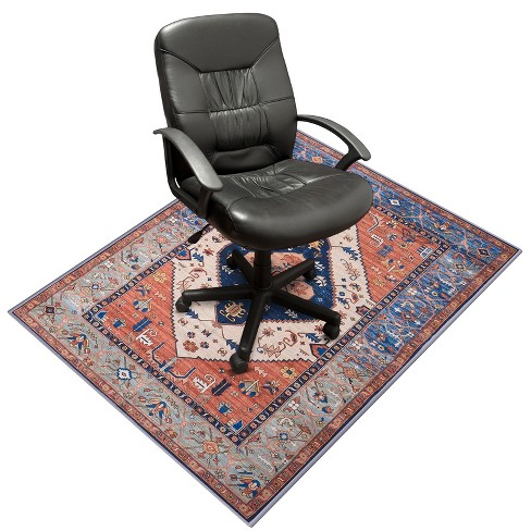 Yeerswag Vintage Moroccan 36 X 48 Office Chair Mat Chair Carpet For Hardwood Floors Target