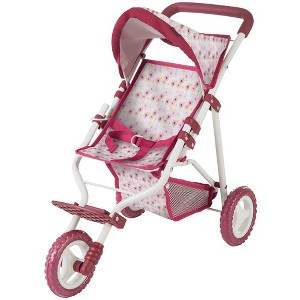 Gotz: 3‑Wheel Doll Buggy, Happy Flower, Foldable Toy Stroller, Dolls Up to 19.5" - 1 of 4