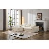 VYNXARIA Modular Sectional Living Room Sofa Set, Modern Minimalist Style Couch, Upholstered Sleeper Sofa for Living Room, Bedroom，L-Shape - 3 of 4