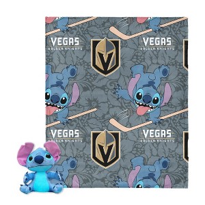 NHL Slapstick Stitch Hugger Pillow & Silk Touch Throw Blanket Set 40x50 Inches - 1 of 4