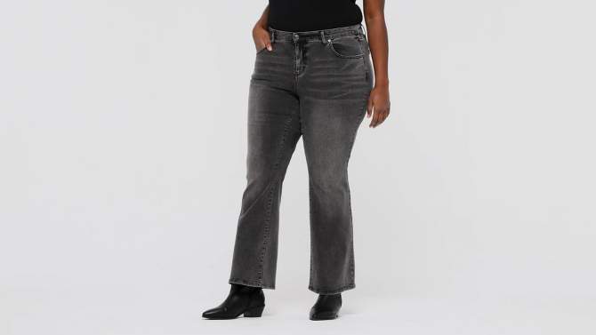 Women's Low-Rise Flare Jeans - Wild Fable™ Black Wash, 5 of 6, play video