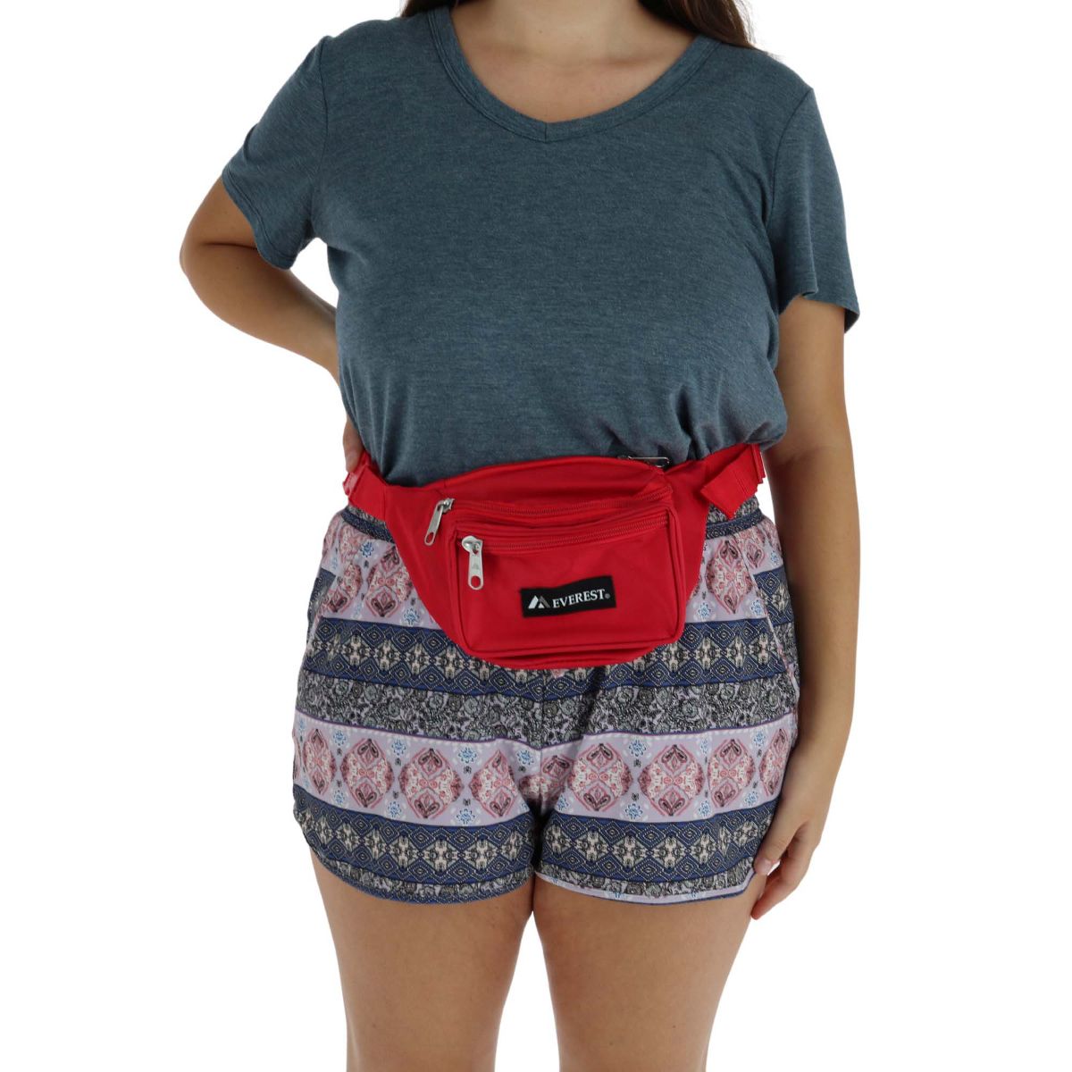 Everest Fabric Multi Pocket Fanny Waist Pack - thumbnail 10