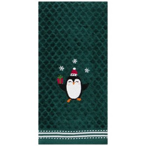 John Ritzenthaler Co. 100% Cotton Kitchen Towels Penguin Absorbent Dish Towels for Drying & Cleaning Soft & Durable (Set of 2) - 1 of 4