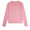 Memoi Girls Ribbed C-Patch Crossover Hem Long Sleeve T-Shirt - 4 of 4