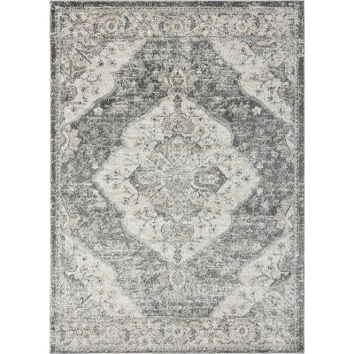 Luxe Weavers Vintage Floral Medallion Area Rug