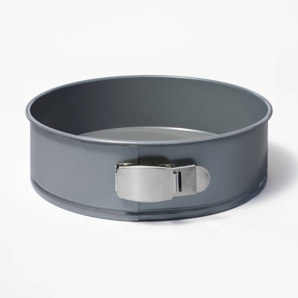 Photos - Pan 9" Nonstick Carbon Steel Spring Form  Gray - Figmint™