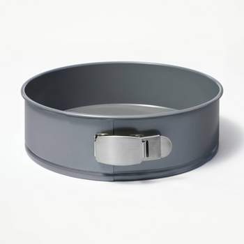 9" Nonstick Carbon Steel Spring Form Pan Gray - Figmint™