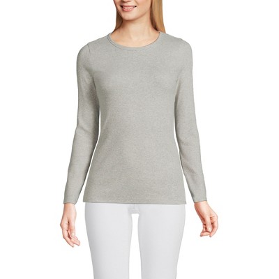 Lands' End Women's Cotton Rib T-shirt
