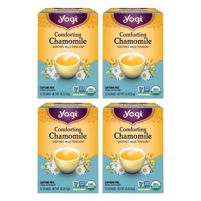 Yogi Tea - Comforting Chamomile Tea -  64 ct, 4 Pack