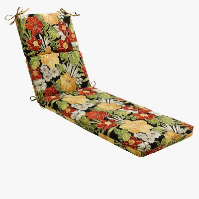 Clemens Outdoor Chaise Lounge Cushion Black - Pillow Perfect