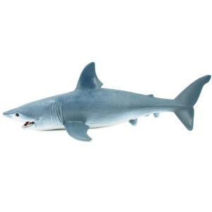 Collectible Wildlife Gifts | Shark, Blue Shark, Museum Quality, Hand Painted, Rubber Fish, Realistic Toy Figure, Model, Gift,   7"  CH238 BB121 - 1 of 4