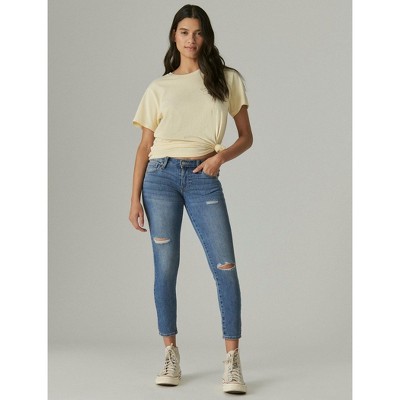 Lucky Brand Lolita Skinny White Oak Cone Denim Blue Jeans Women's Size 4/27  - $28 - From Taylor
