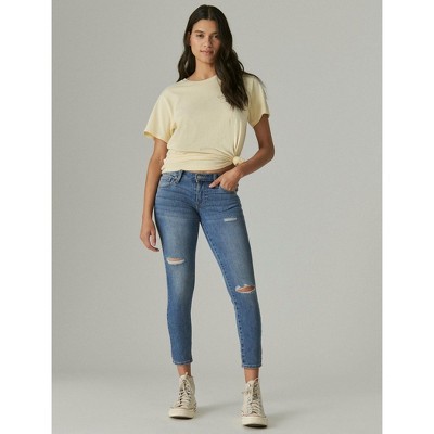 Lucky Brand Women's Low Rise Lolita Skinny Jean - Medium Blue 26 x 27