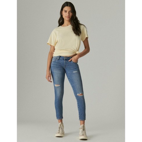 Lucky Brand Women's Low Rise Lolita Skinny Jean - Medium Blue 26 X