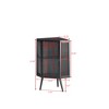 VYNXARIA Modern White Corner Storage Cabinet - 4 of 4