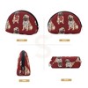 Signare USA Pug Dog Red Cosmetic Make Up Bag - 2 of 4